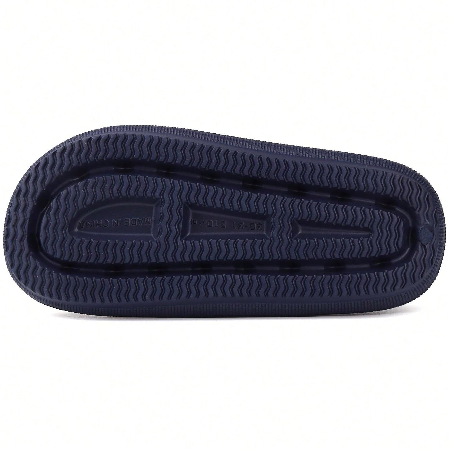Kids Cloud Buckle Slides Boys Girls Slip On Sandals Youth Adjustable Flip Flops EVA Summer Slippers Beach Pool Shower Shoes deep blue