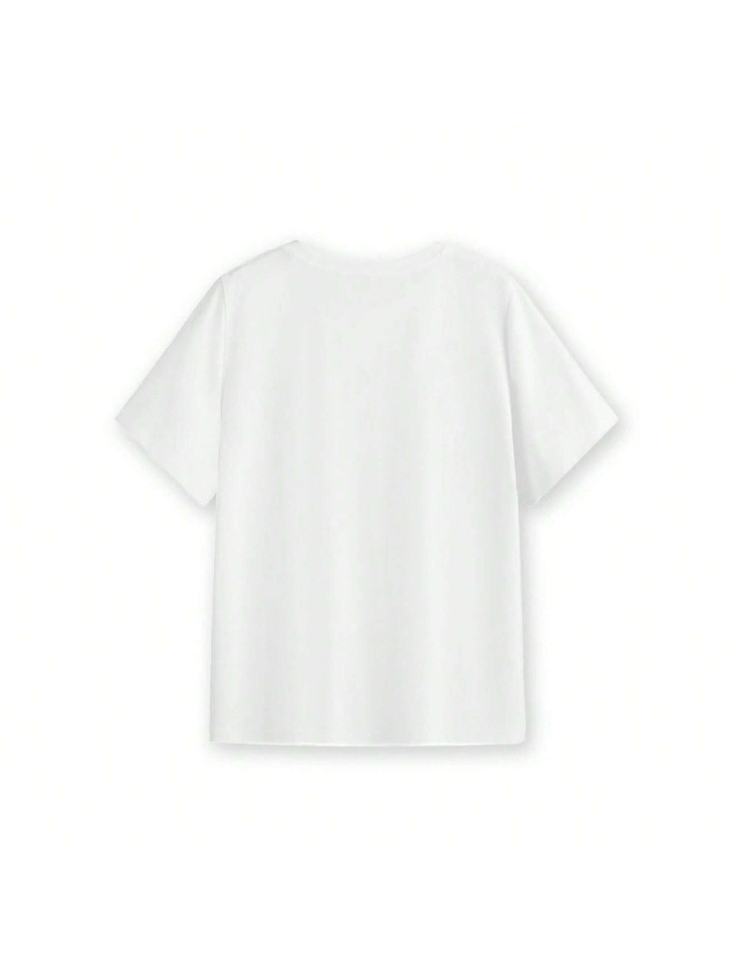 Women's Summer Cotton T-Shirt Alphabet Flower Perfume Shirt Fashion Printed Pattern T-Shirt Brand High Quality Short Sleeve Top White