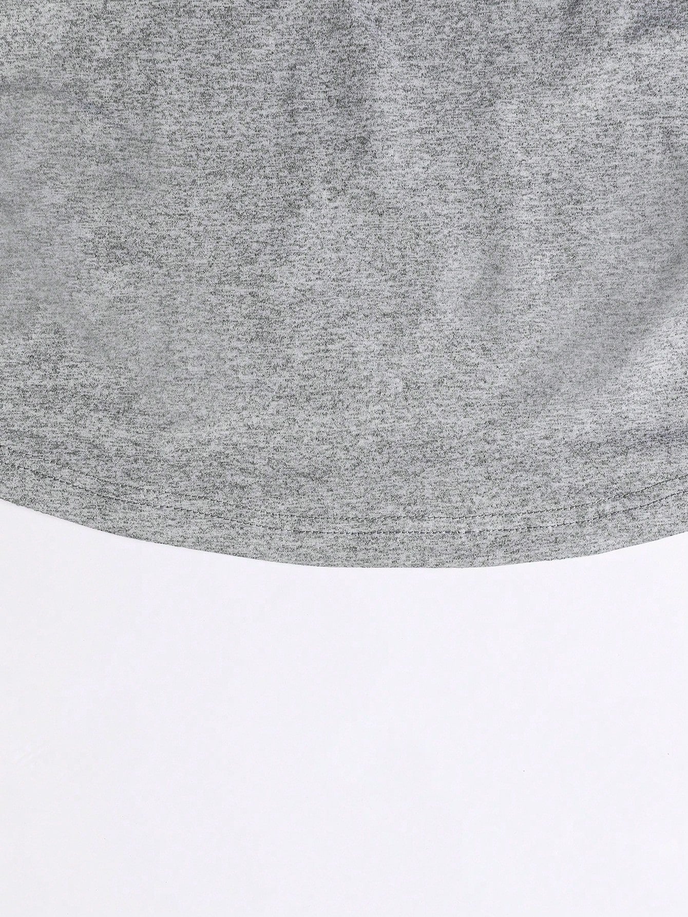 INAWLY Women Heart Print Round Neck Short Sleeve Casual T-Shirt With Side Ruffle Grey