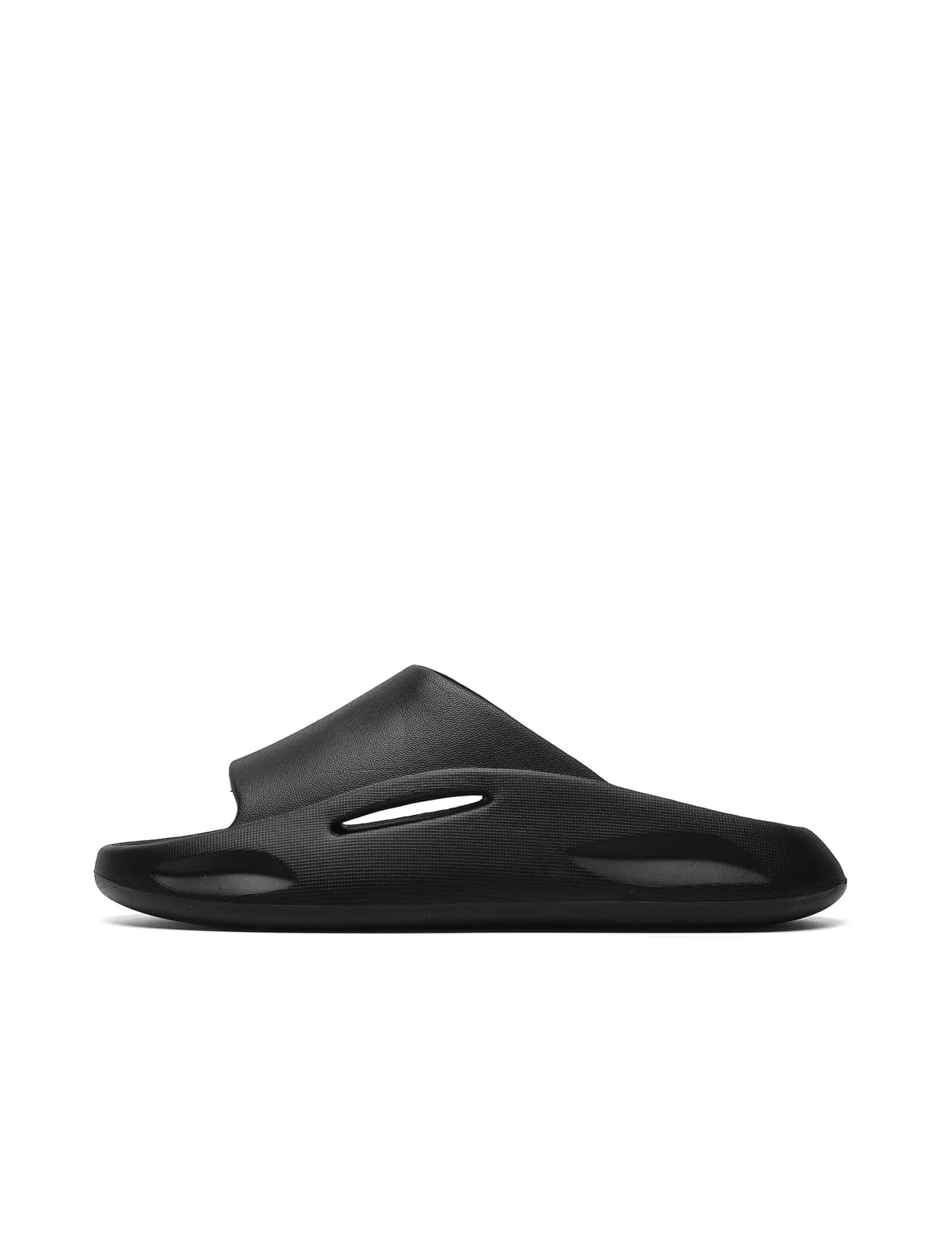 Kids' Classic Indoor & Outdoor Slippers, Anti-Slip & Durable, Black, Popular For Boys Black