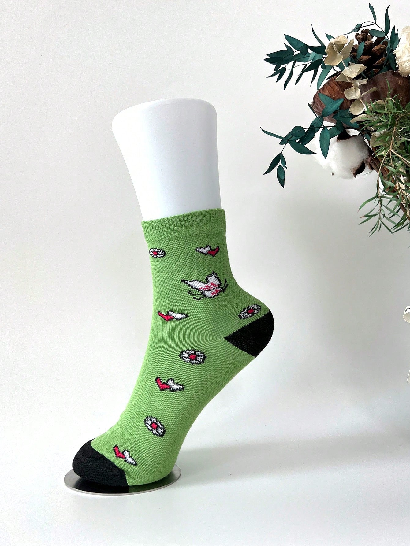 10pairs Random Delivery Mid-calf Socks, Spring/summer Cartoon Comic Pattern Sports Casual Socks For Students Multicolor