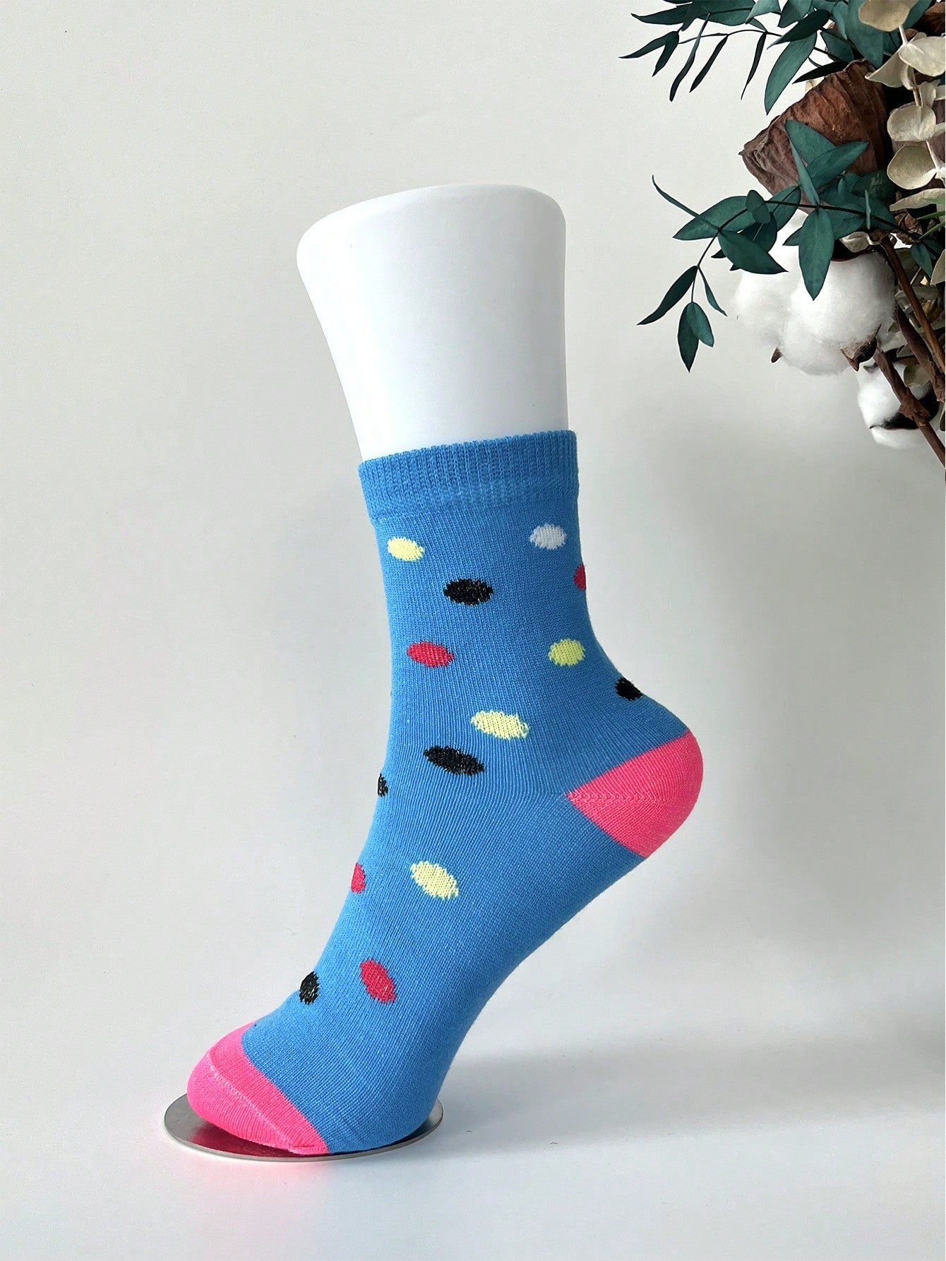10pairs Random Delivery Mid-calf Socks, Spring/summer Cartoon Comic Pattern Sports Casual Socks For Students Multicolor