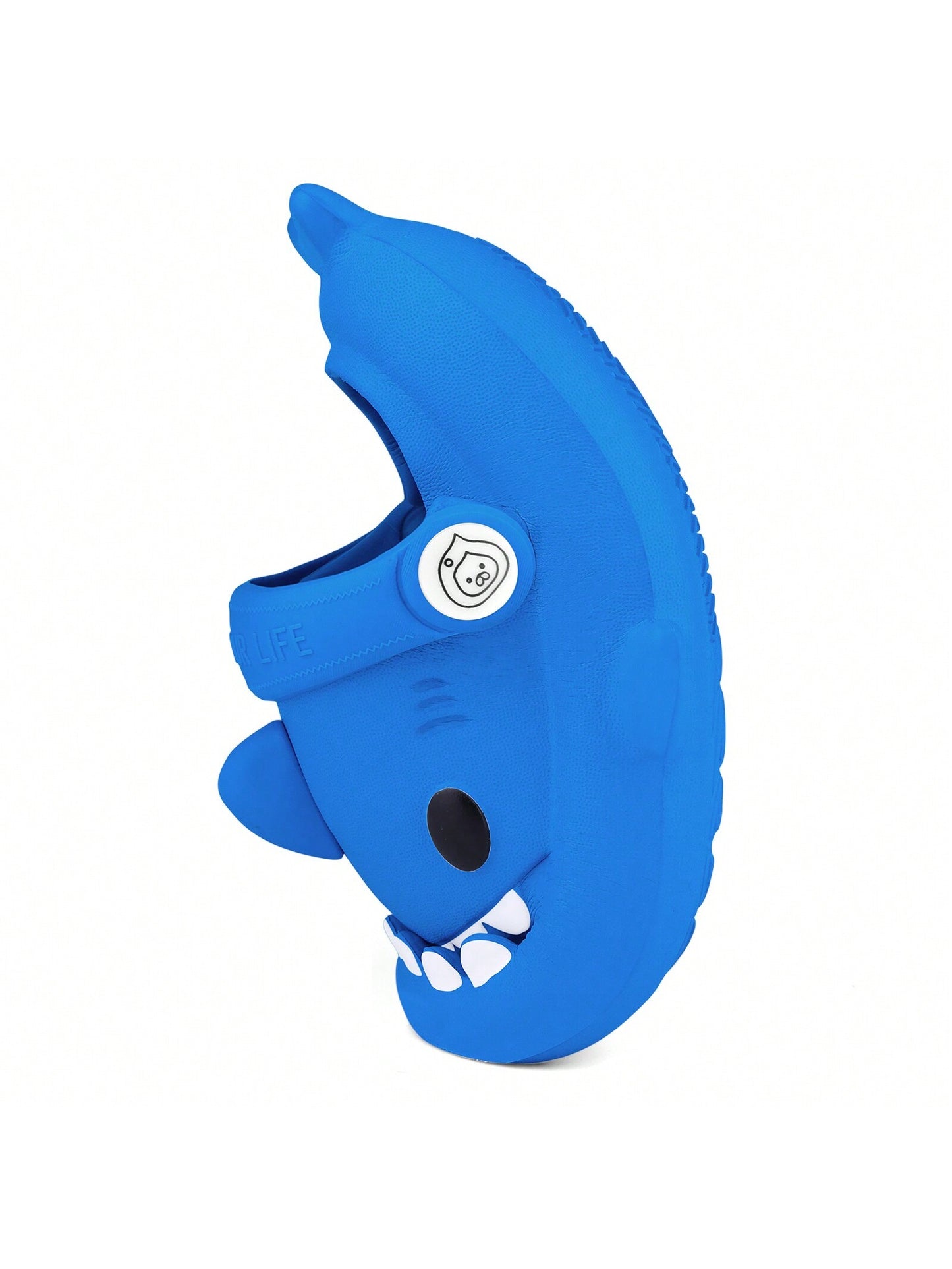 Kids Shark Cloud Slides | Toddler Boys Girls Shower Slippers | Baby Cute Cartoon Fish Clogs | Beach Pool Home Sandals | Quick Dry Non-Slip Blue