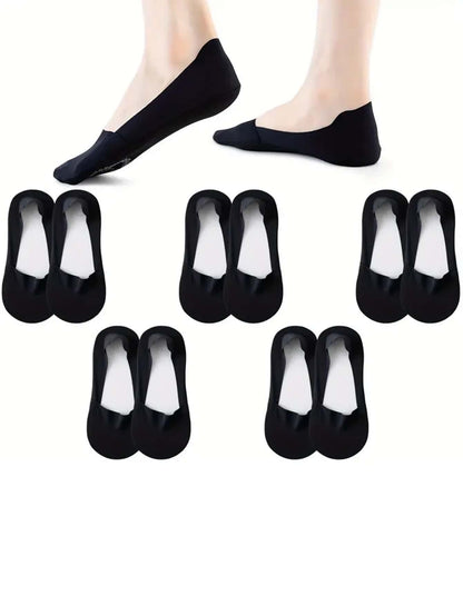 6 Pairs Solid Color Soft Lightweight No Show Socks For Women, Comfortable Low Cut Ankle Socks Multicolor