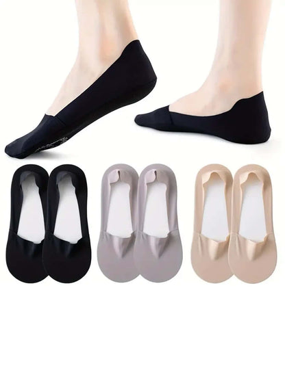6 Pairs Solid Color Soft Lightweight No Show Socks For Women, Comfortable Low Cut Ankle Socks Multicolor