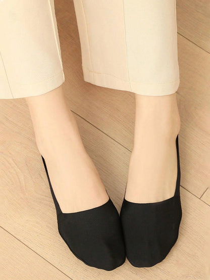 6 Pairs Solid Color Soft Lightweight No Show Socks For Women, Comfortable Low Cut Ankle Socks Multicolor